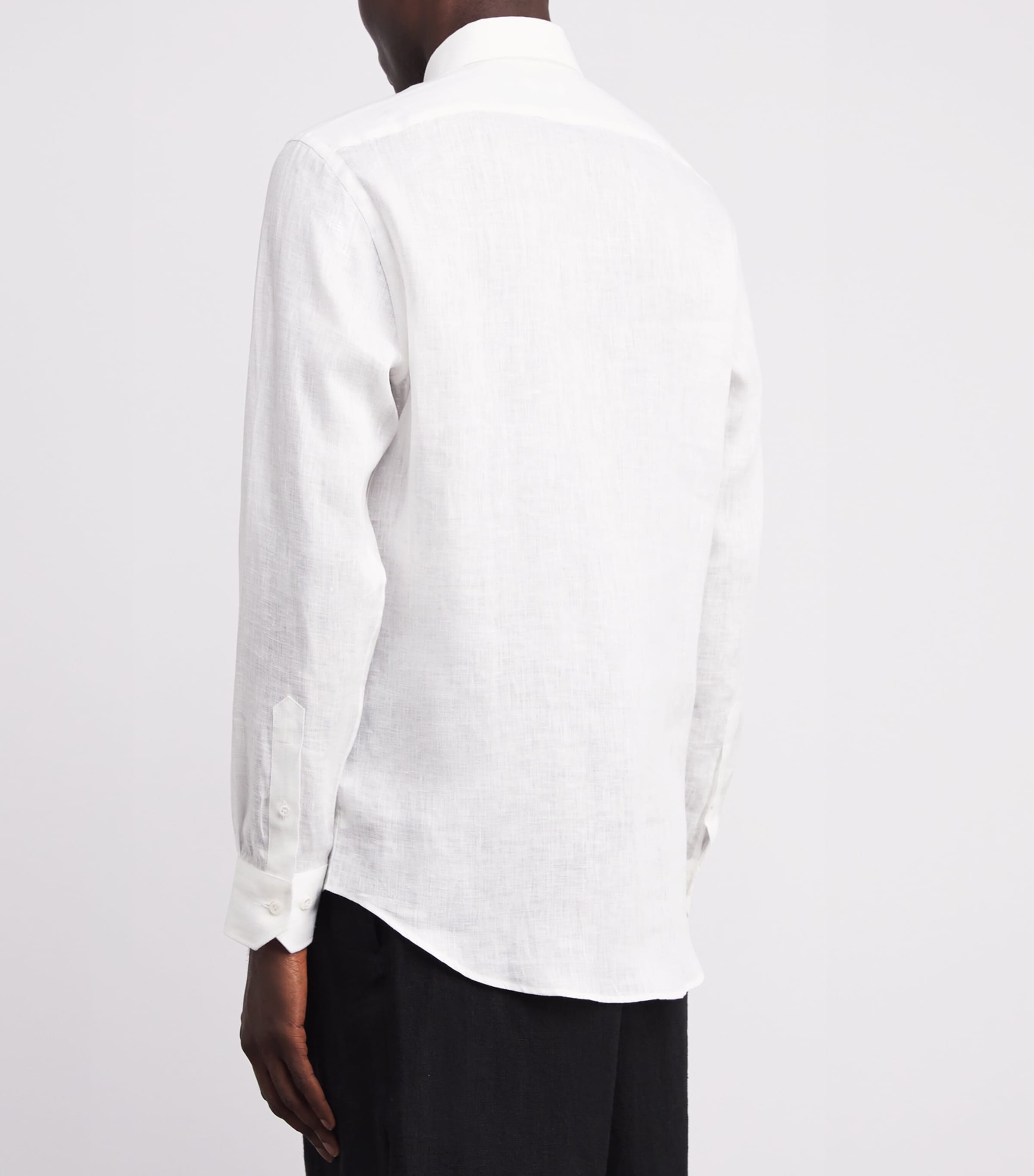 Linen Shirt 81 WHITE Image 4