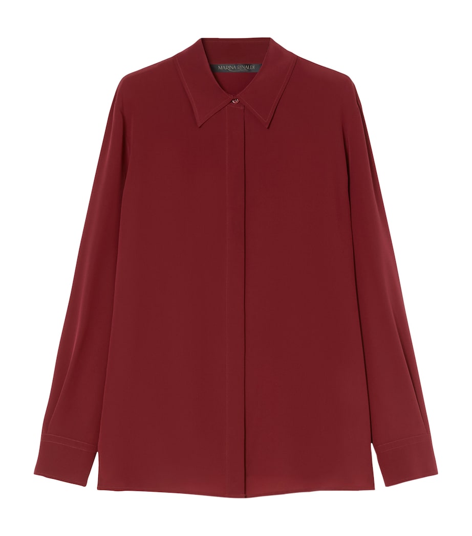 Silk Cervino Shirt BORDEAUX Image 1