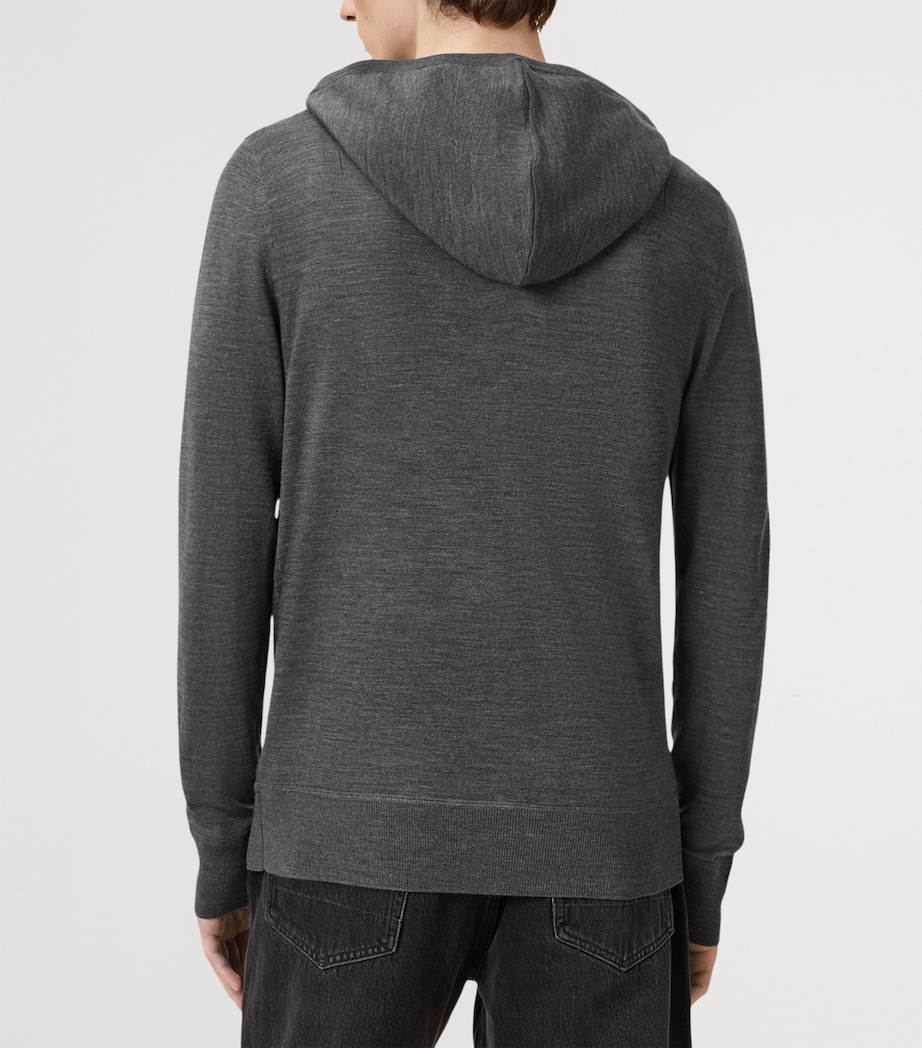 Merino Wool Mode Hoodie MONUMENT GREY Image 5