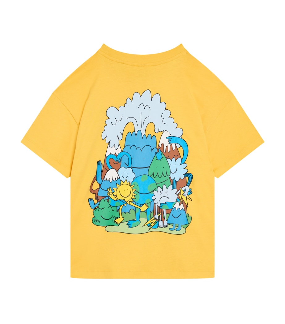 Organic Cotton Stay Cool T-Shirt (3-14 Years) 248GIALLO Image 3
