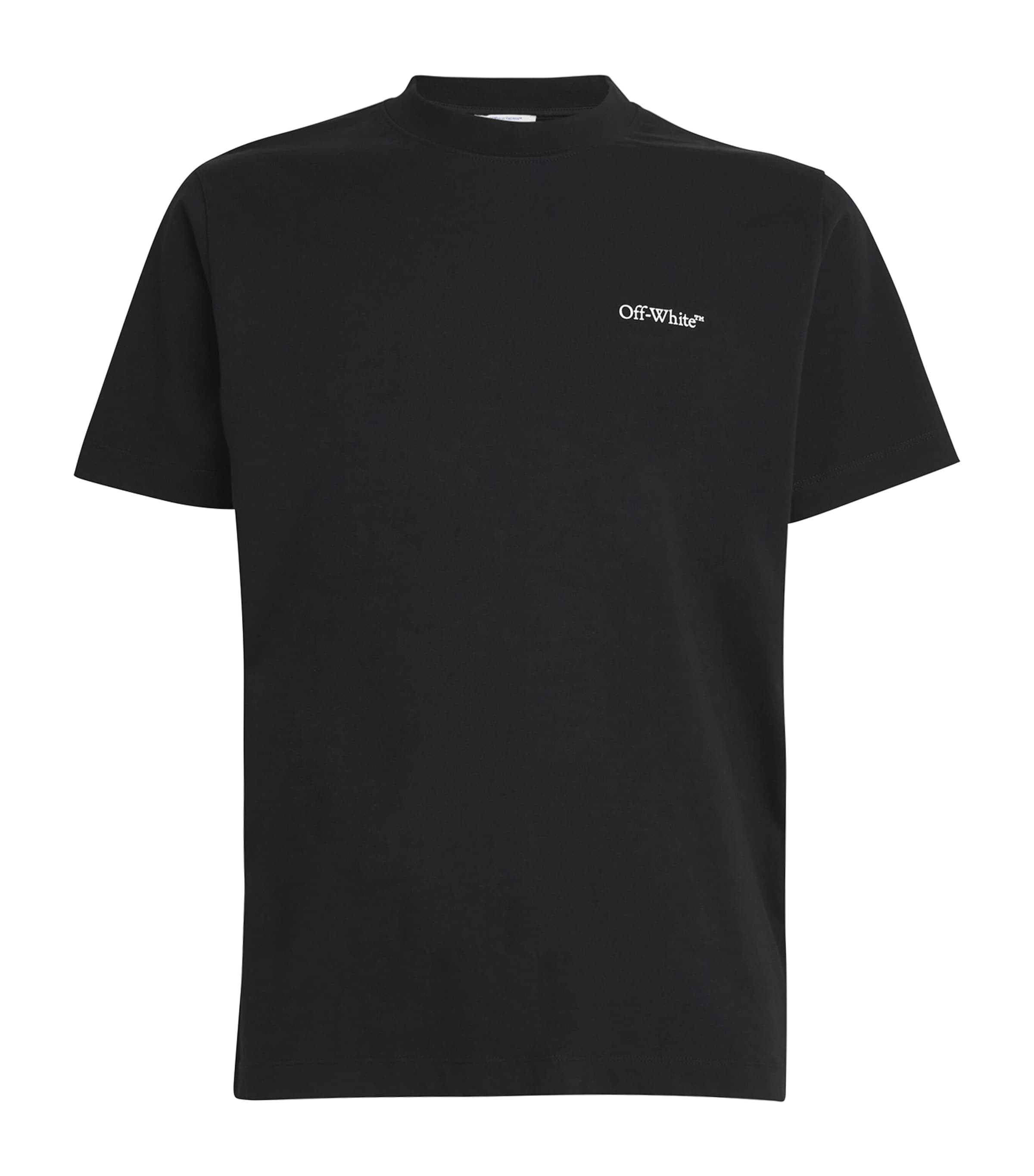 Shop Off-white Cotton Arrow Windy T-shirt In Black