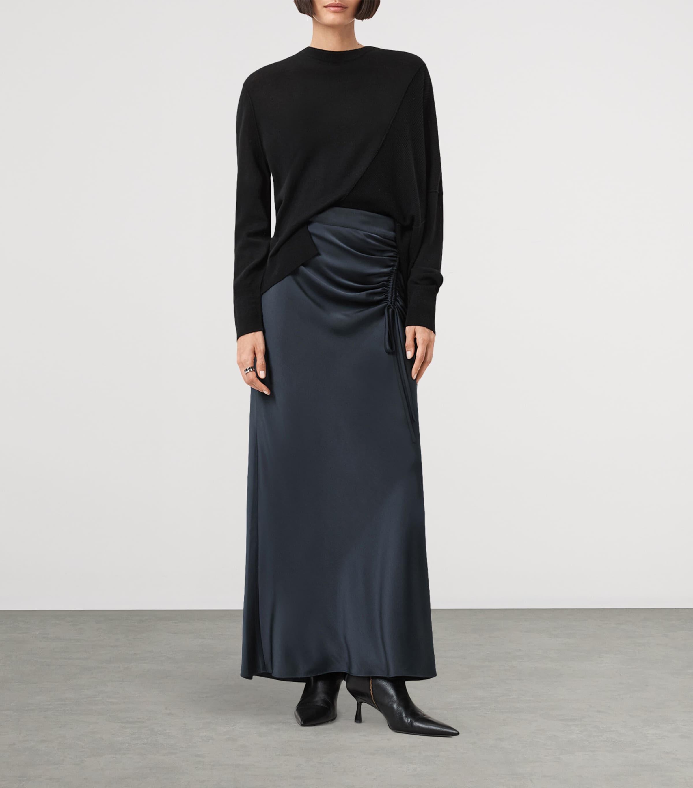 Gathered Alexia Maxi Skirt COLLEGIATE BLUE Image 5