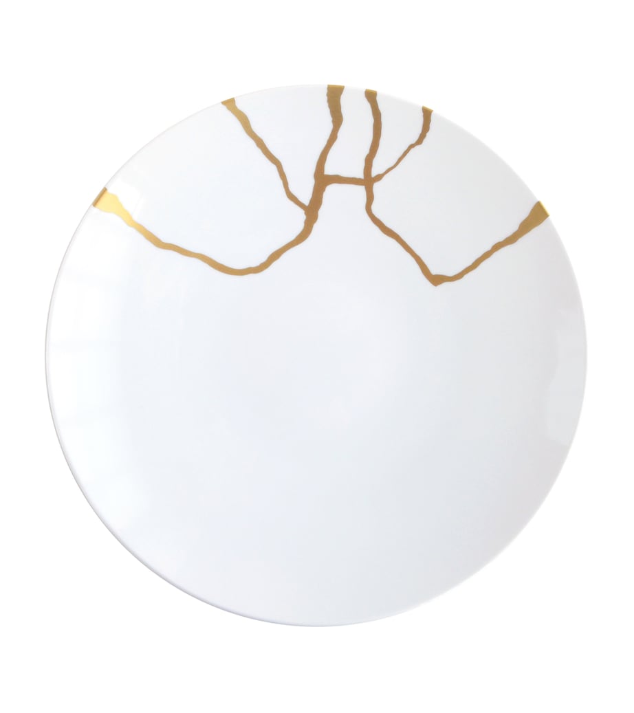 Bernardaud Set of 12 Kintsugi Dinner Plates (26cm) Or Image 11