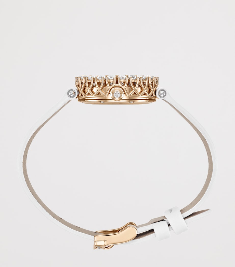 Rose Gold and Diamond L'Heure du Diamant Round Watch 26mm 18K ROSE GOLD Image 3