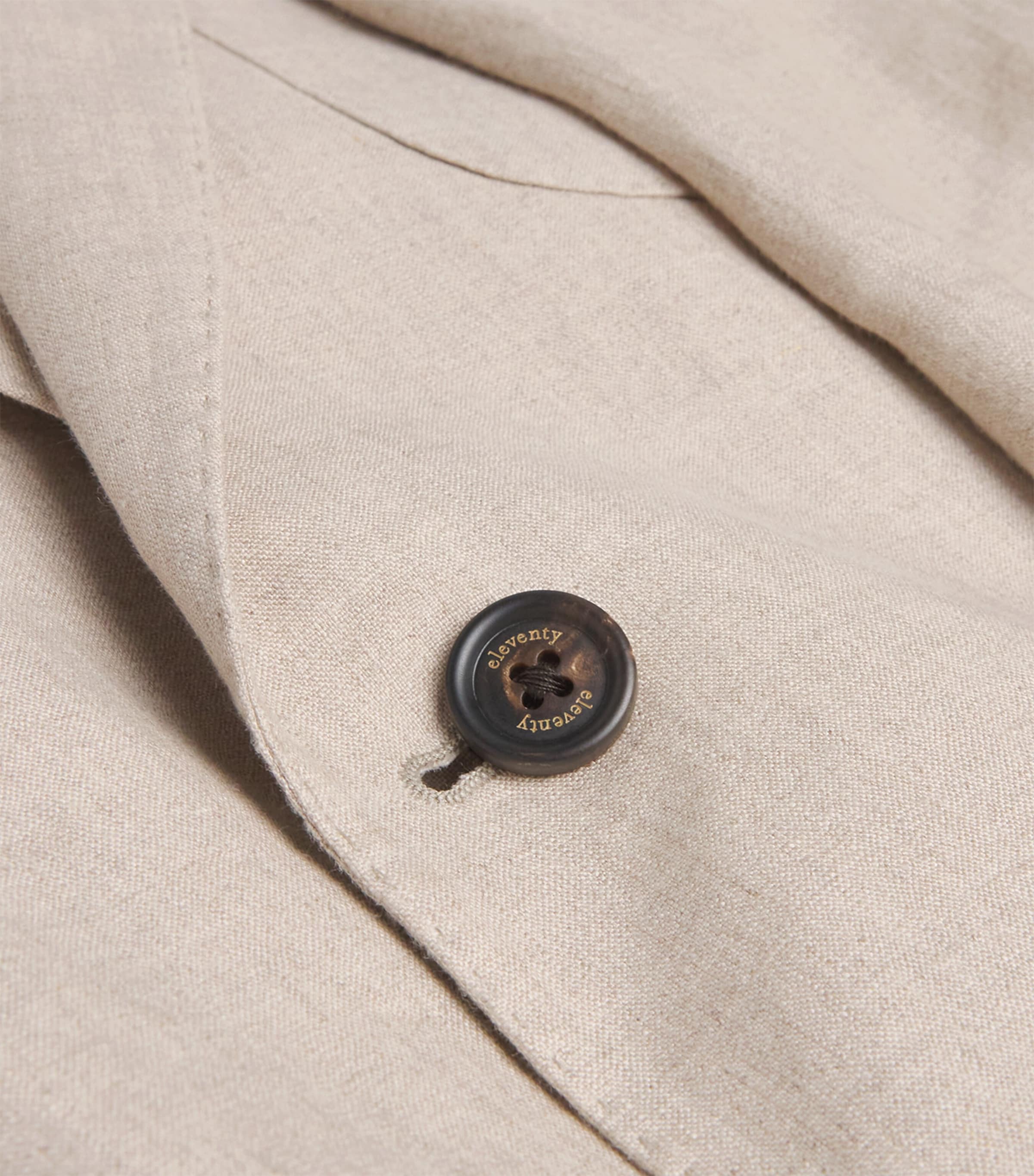 x Harrods Linen Blazer SABBIA Image 5