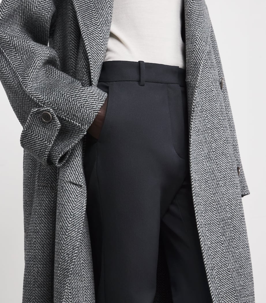 Stretch-Gabardine Tafira Trousers SMOKE Image 6