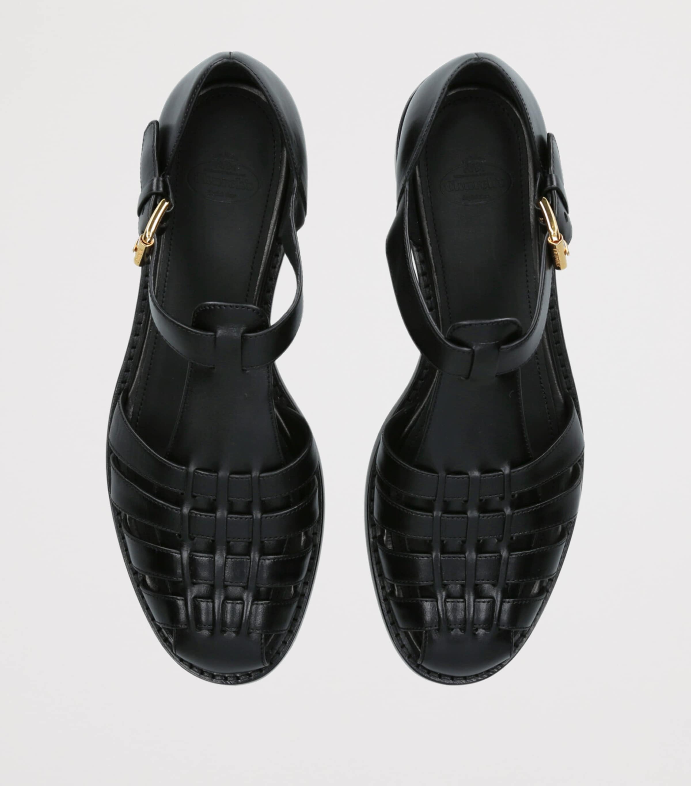 Church's Womens Calfskin Kelsey Sandals Black Image 4