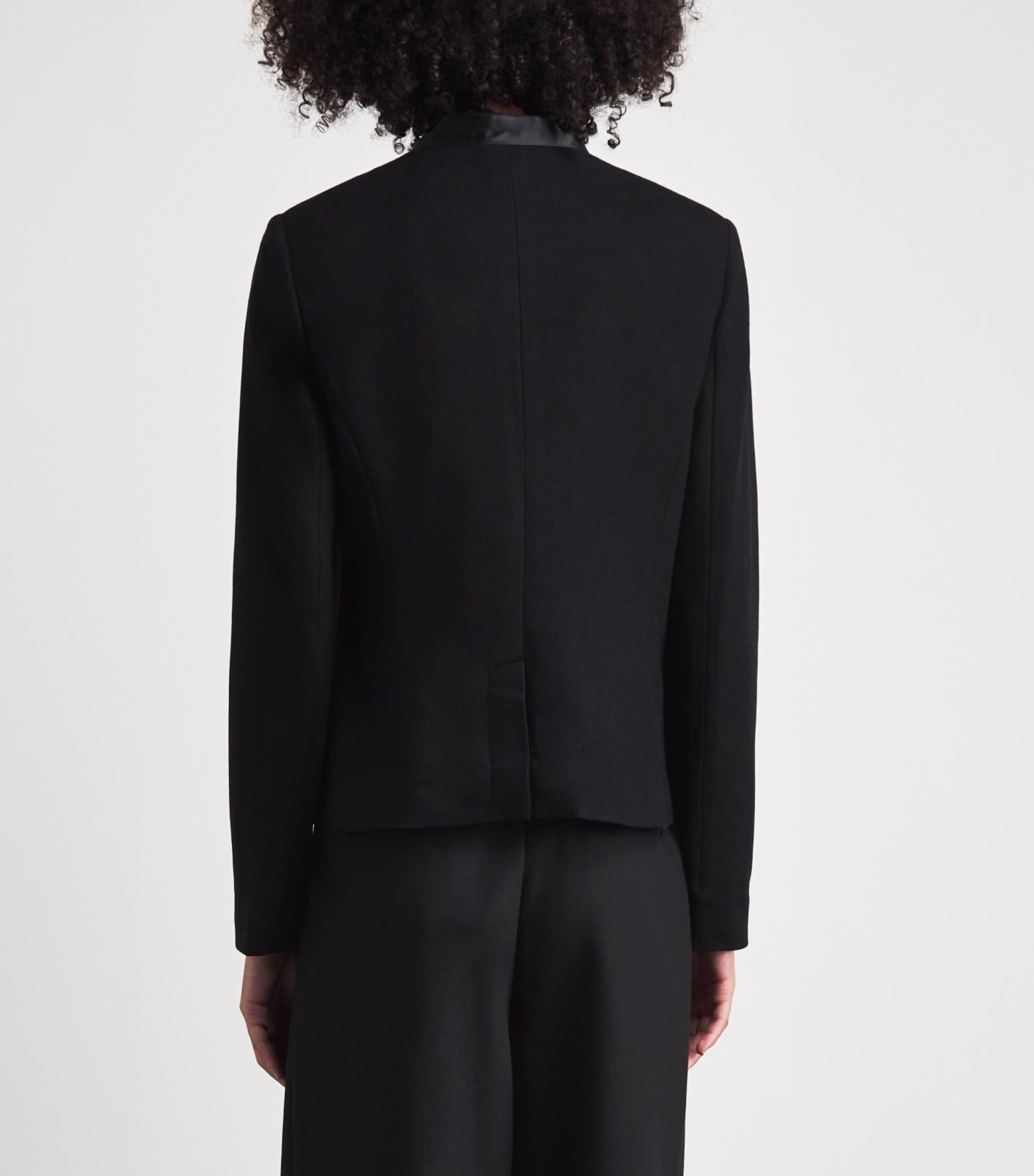 Rag & Bone Womens Wool Mercer Regalia Blazer Black Image 5