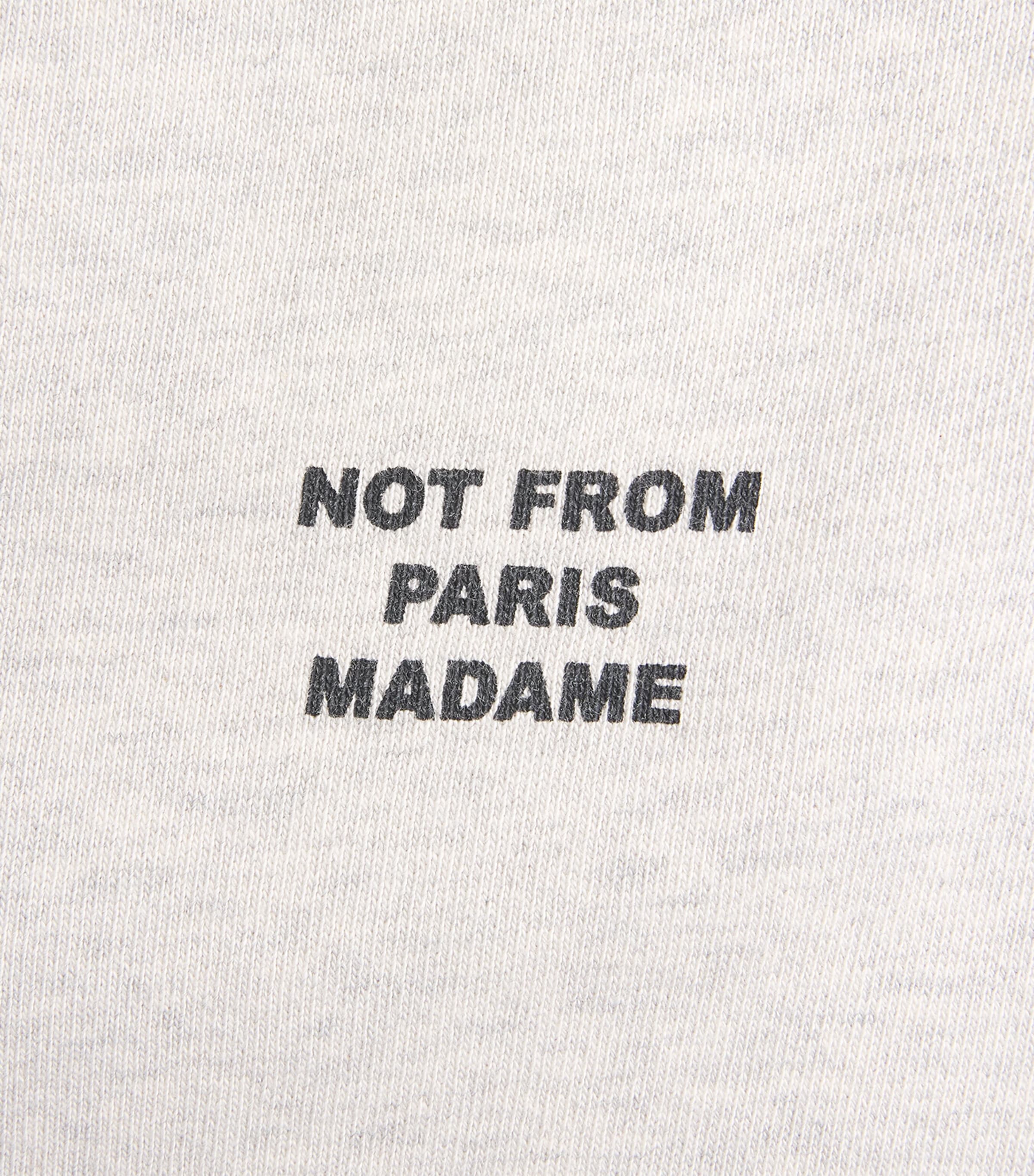 Drôle de Monsieur Mens Cotton Fleece Slogan Sweatpants Grey Image 6
