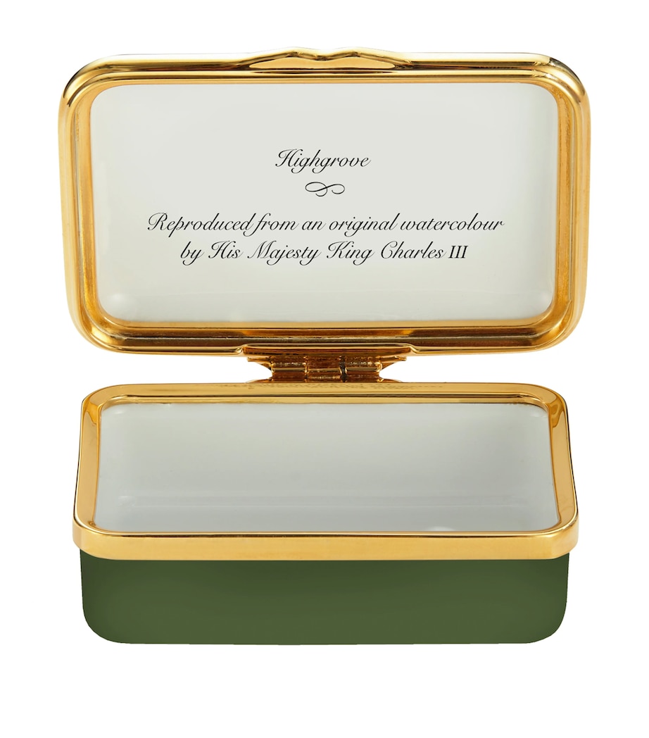 Halcyon Days Enamel Highgrove Watercolour Box Image 2