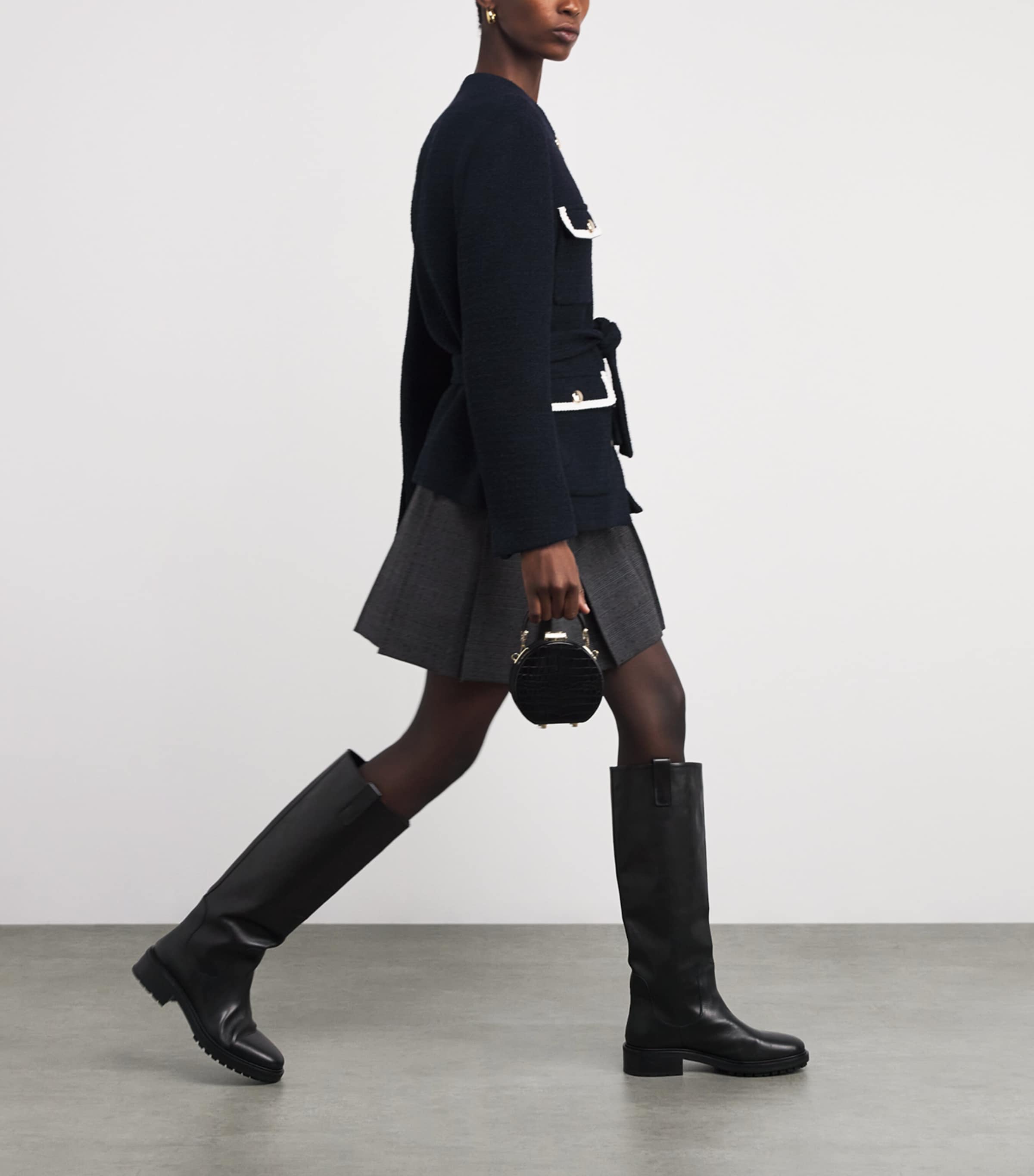 Tweed Jacket NAVY Image 2