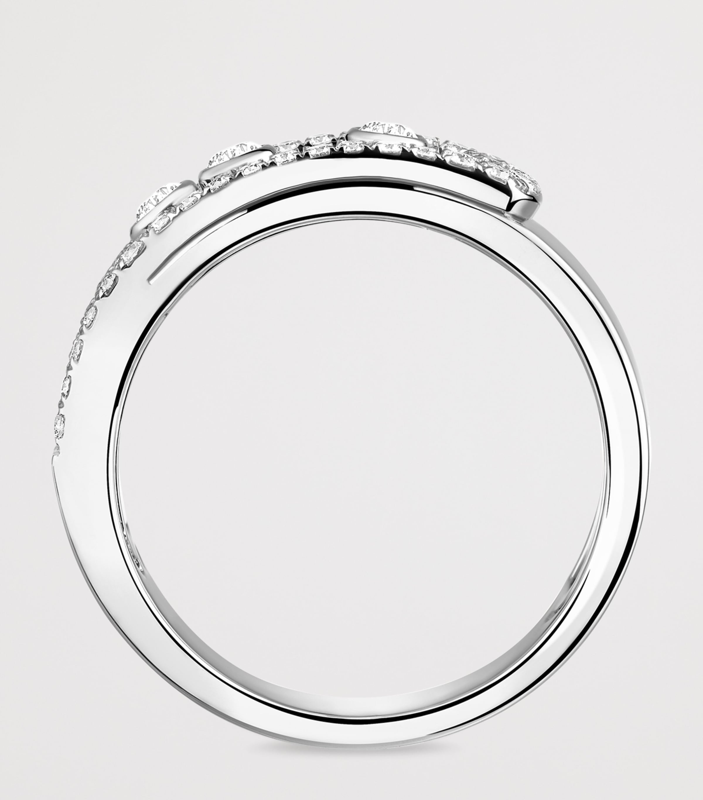Messika Move Noa White Gold and Diamond Ring White Gold Image 3