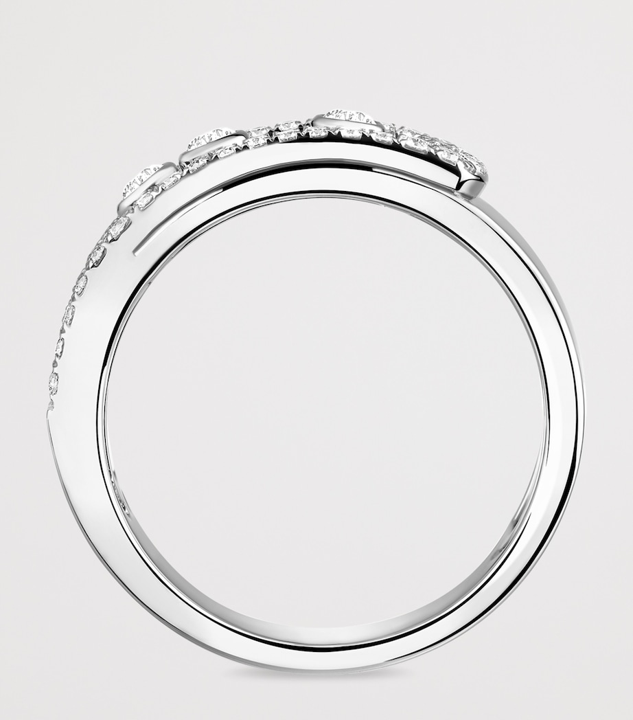 Messika Move Noa White Gold and Diamond Ring White Gold Image 3
