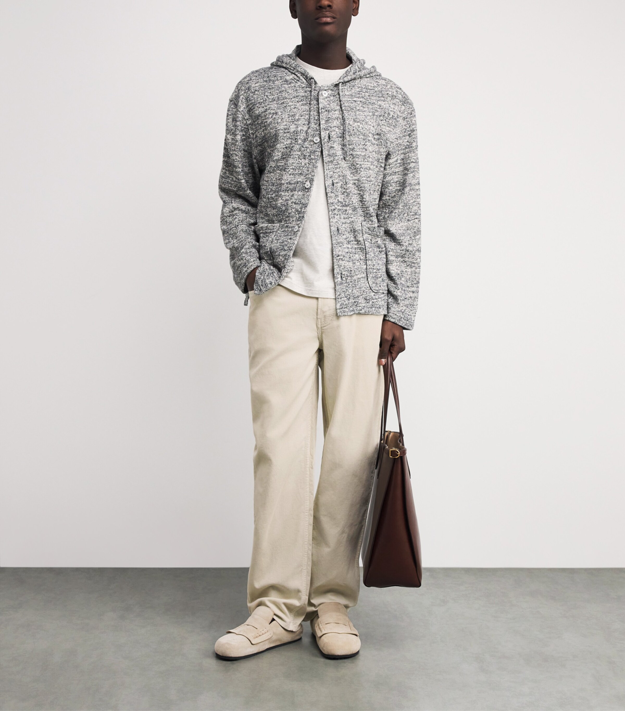 Cotton Corduroy 5-Pocket Trousers MOON Image 2