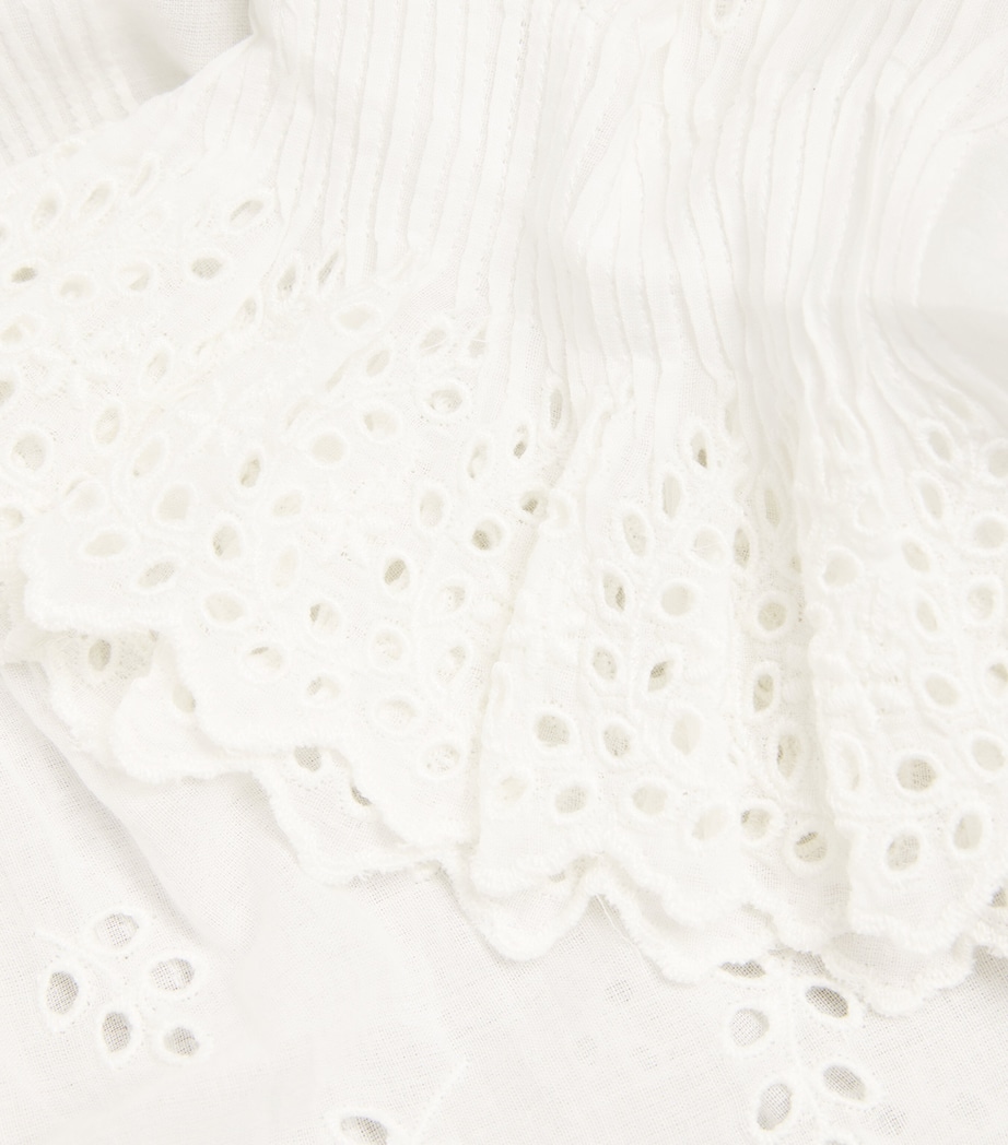 Organic Cotton Henri Blouse SALT EYELET Image 5