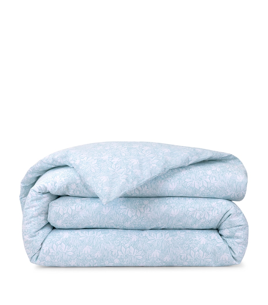 Yves Delorme Capri Aqua Double Duvet Cover (200cm x 200cm) Aqua Image 1