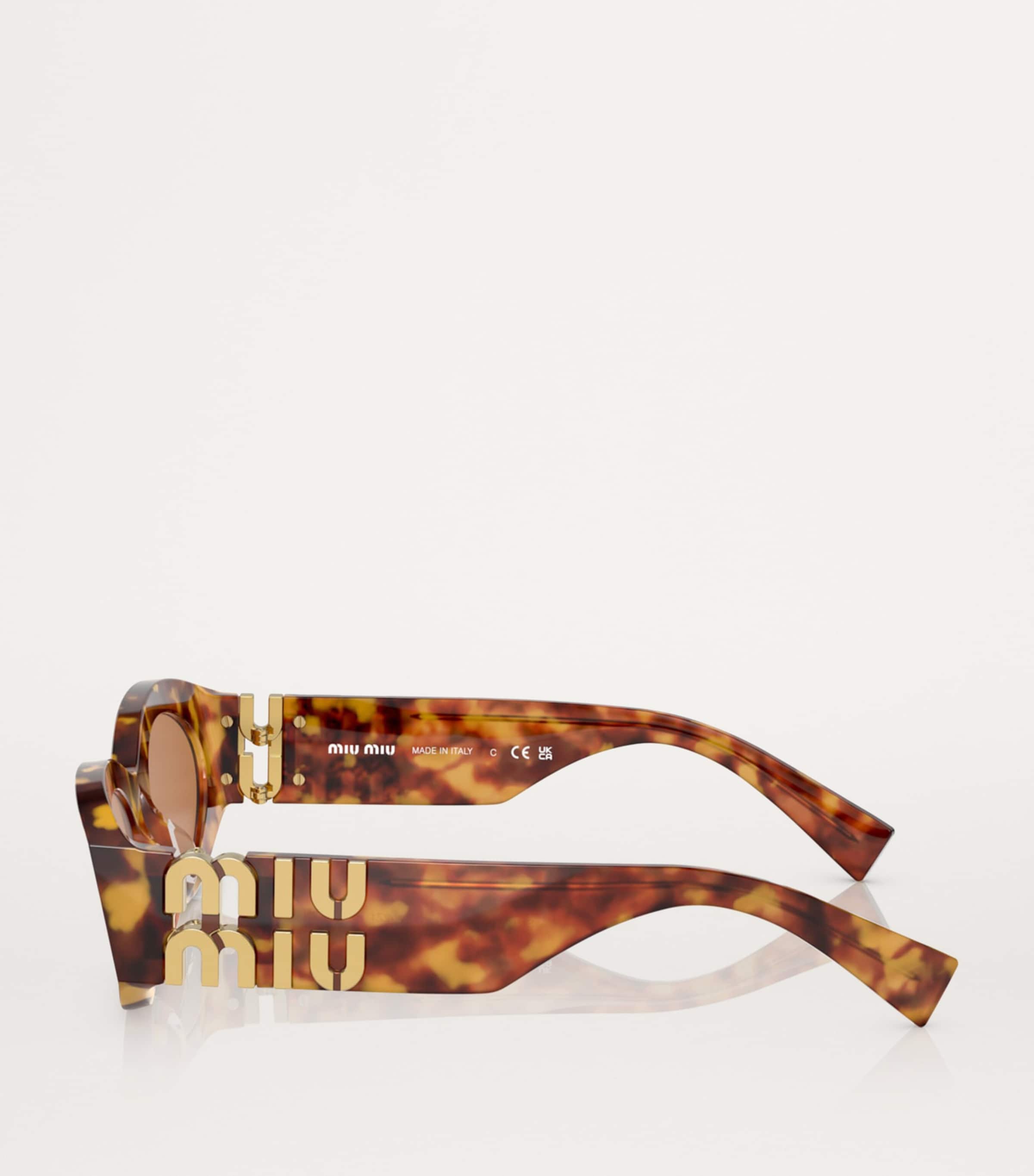 Acetate Oval MU11WS Sunglasses 4BW2Z1 Image 3