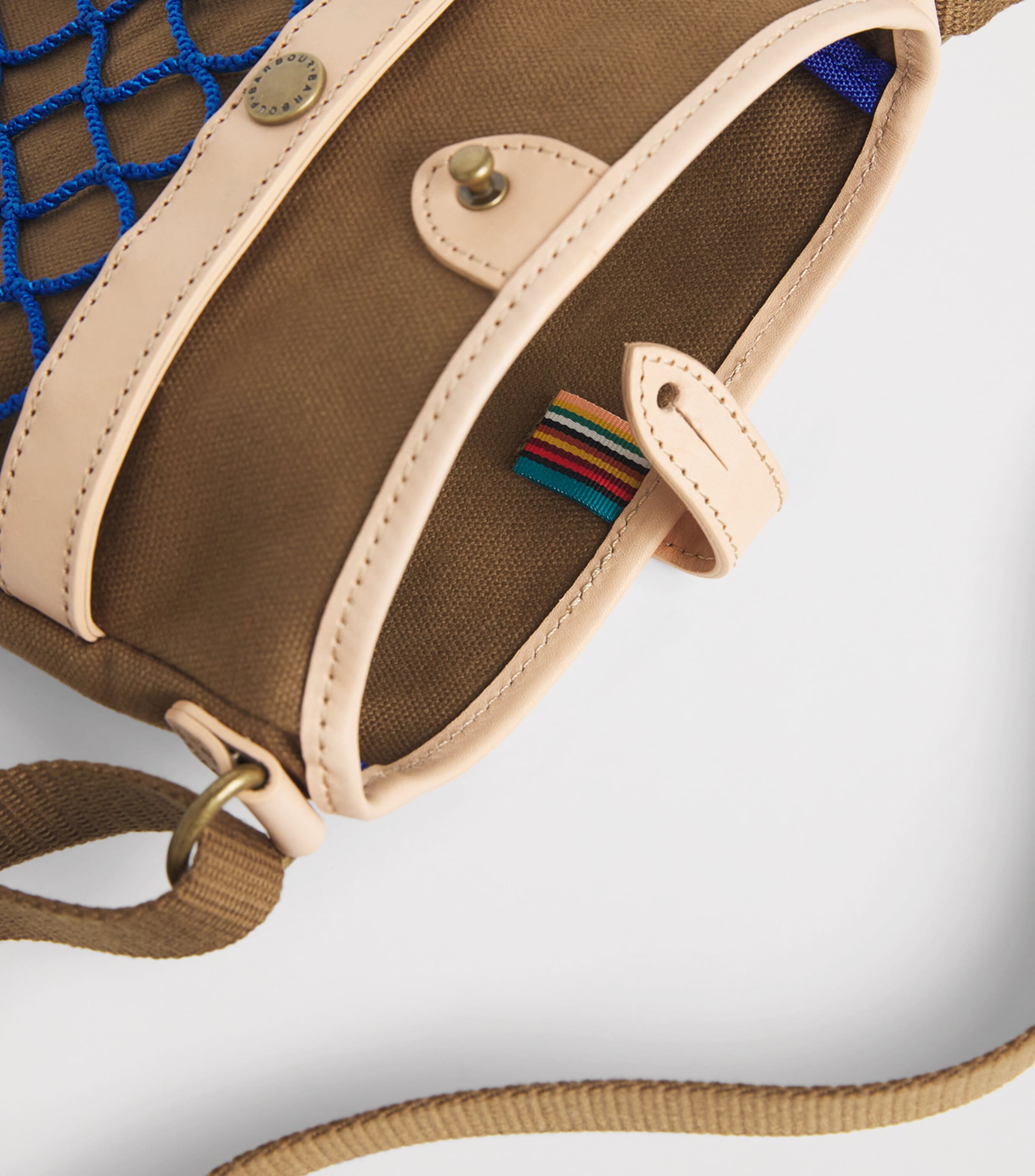 Barbour x Paul Smith Loves Barbour Cross-Body Bag Dark Image 5