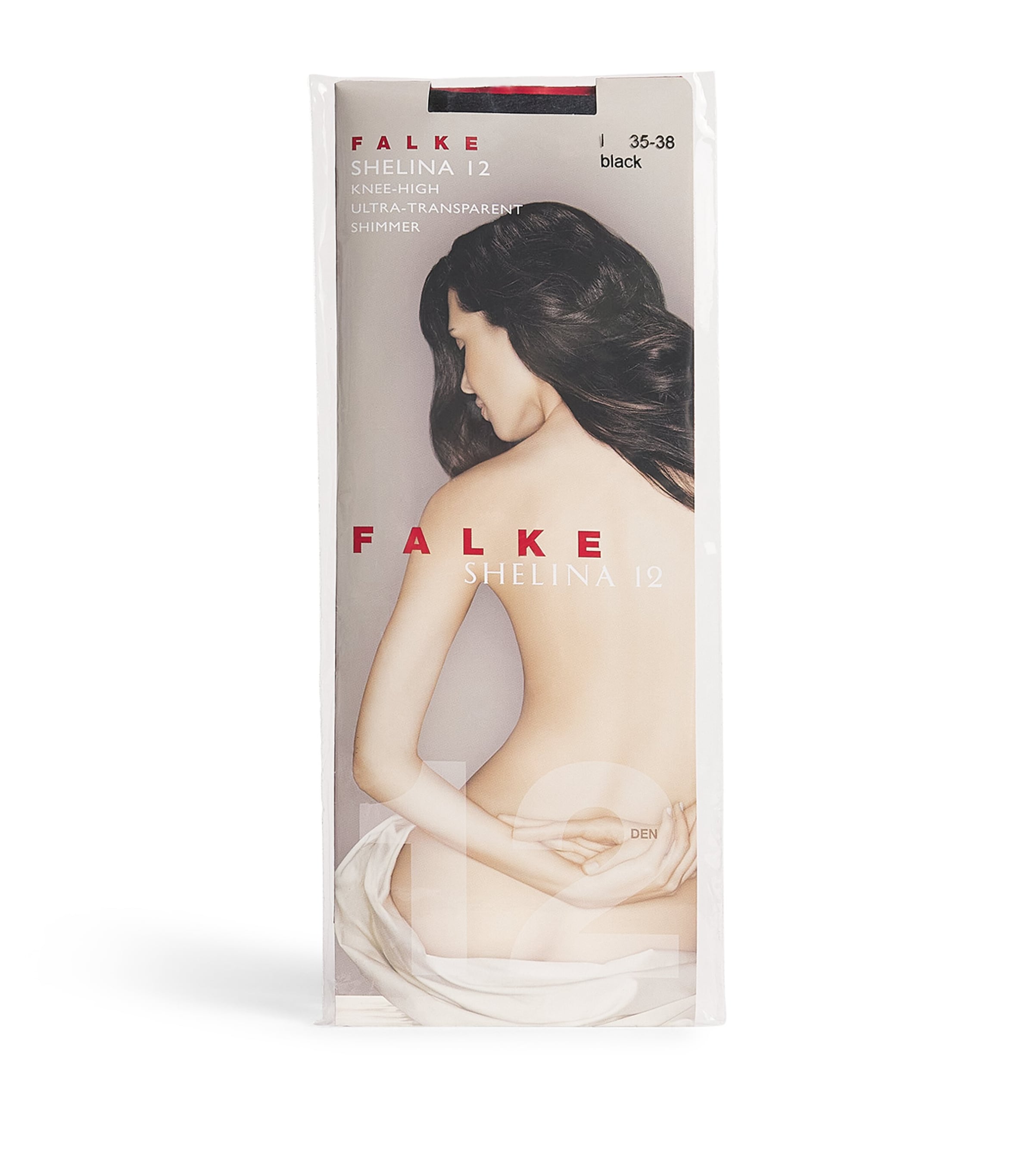 Falke Womens Shelina 12 Knee-High Socks Black Image 1