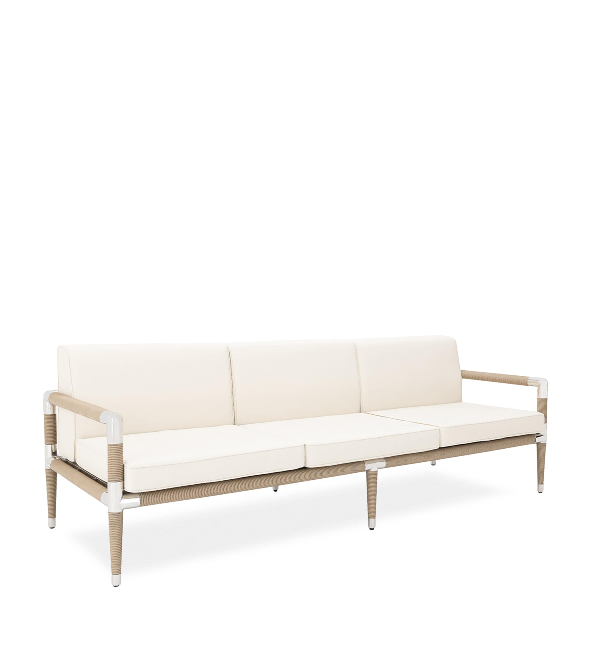 Marina Outdoor 3-Seater Sofa NATURAL Image 1