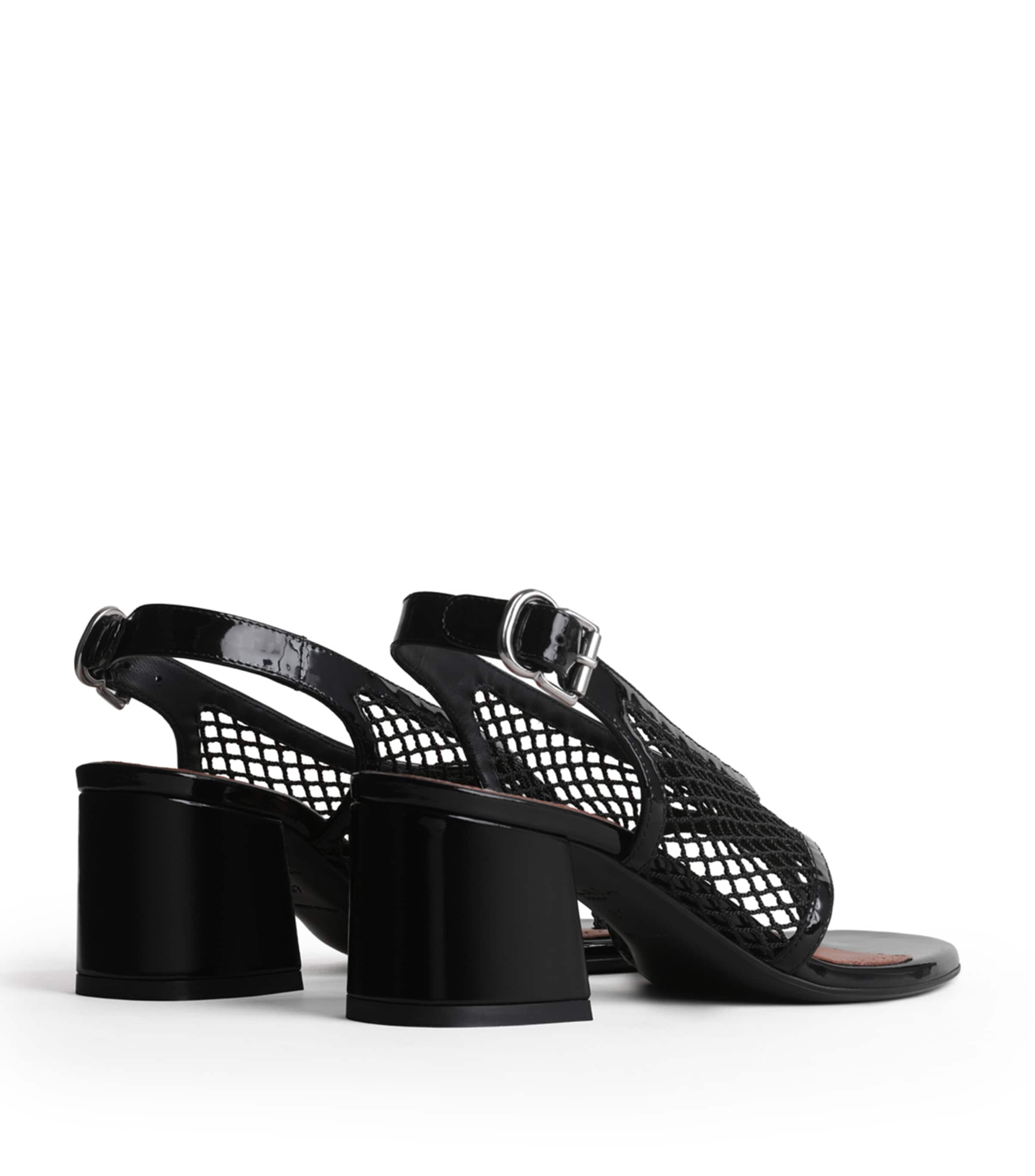 Alaïa Fishnet Sandals 55 Black Image 3