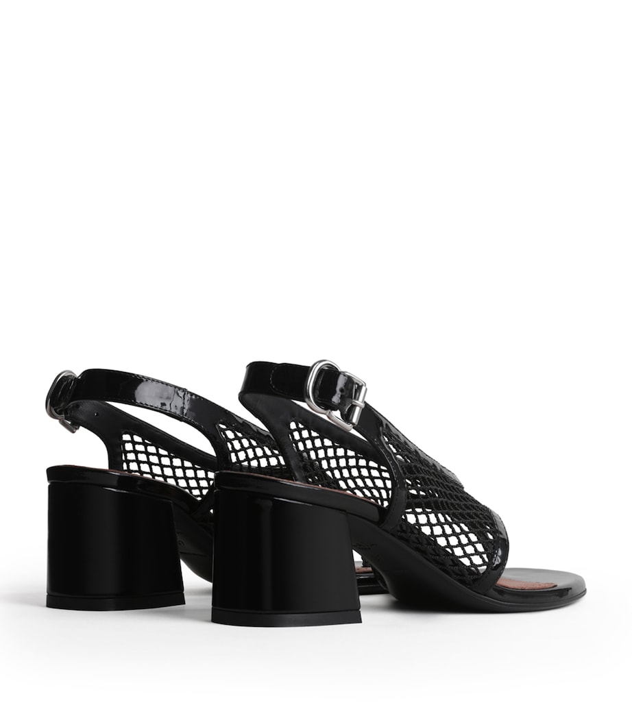 Alaïa Fishnet Sandals 55 Black Image 3