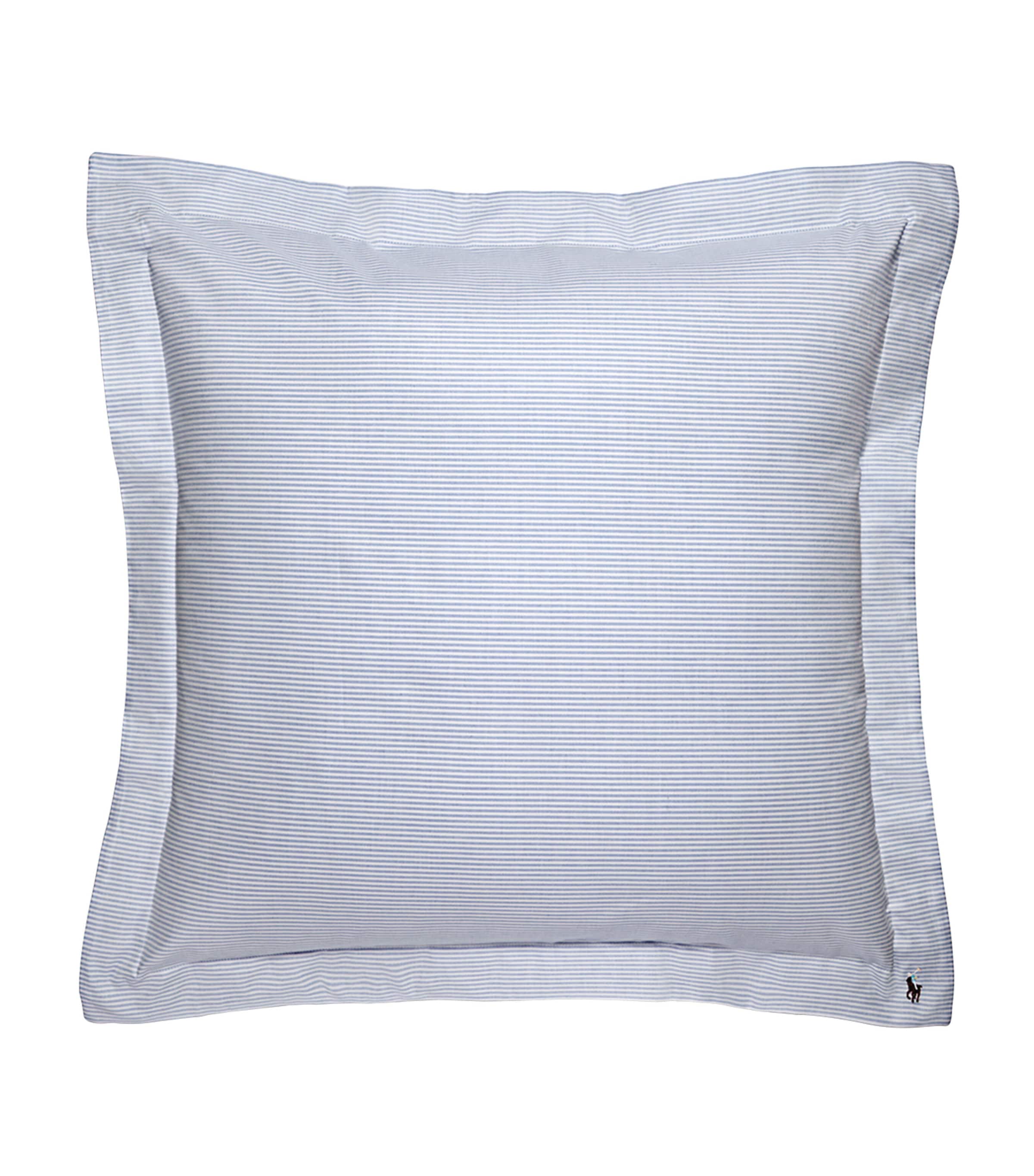 Ralph Lauren Home Oxford Blue Square Sham (65cm x 65cm) Blue Image 2