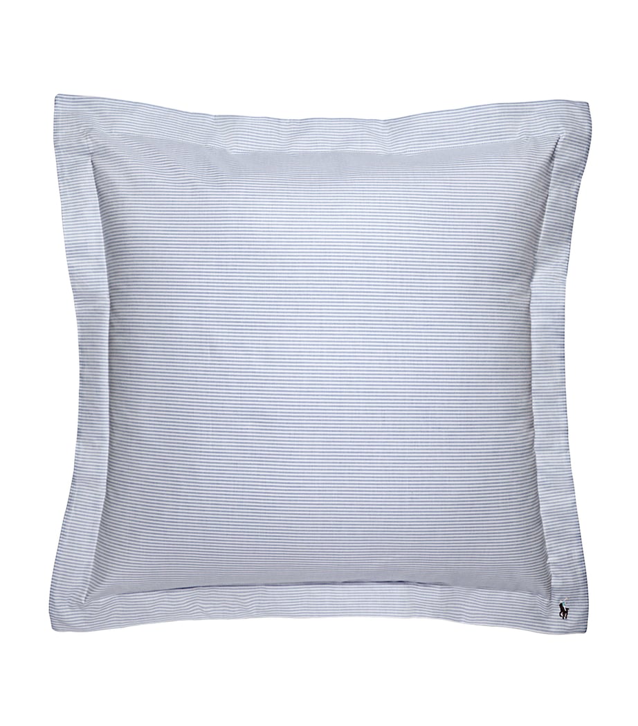 Ralph Lauren Home Oxford Blue Square Sham (65cm x 65cm) Blue Image 2
