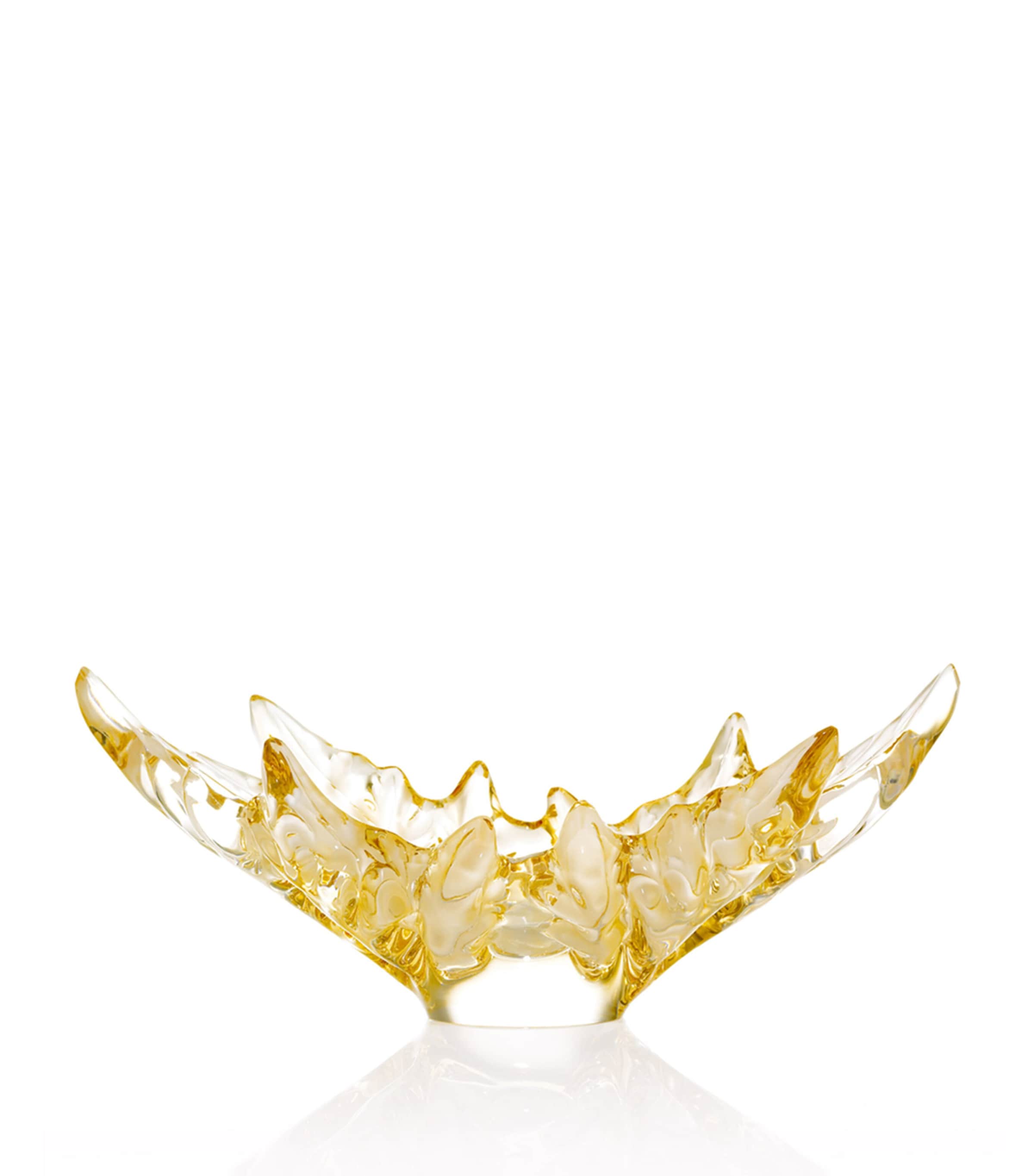 Lalique Champs-elysees Bowl - Gold Lustre In Gold
