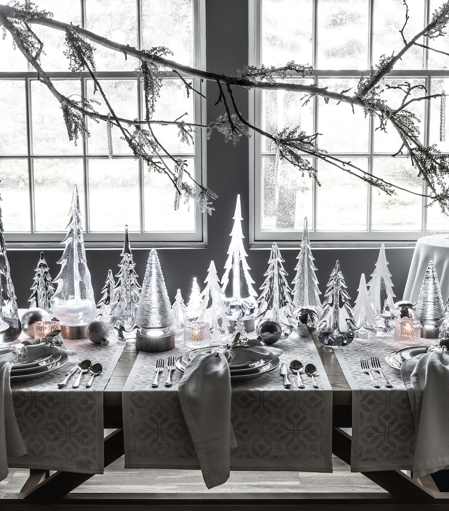 Glass Vermont Evergreen Christmas Tree Ornament CLEAR Image 6