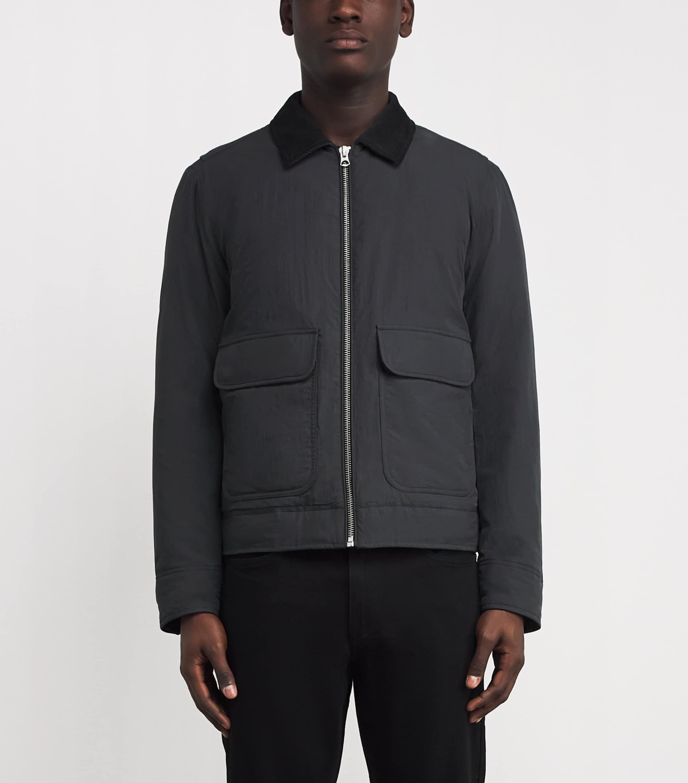 Down-Filled Derrick Shirt Jacket BLACK Image 3