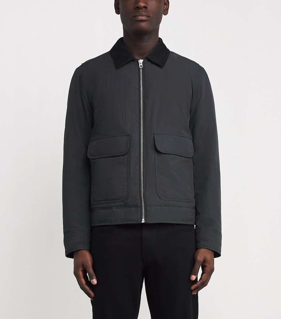 Down-Filled Derrick Shirt Jacket BLACK Image 3