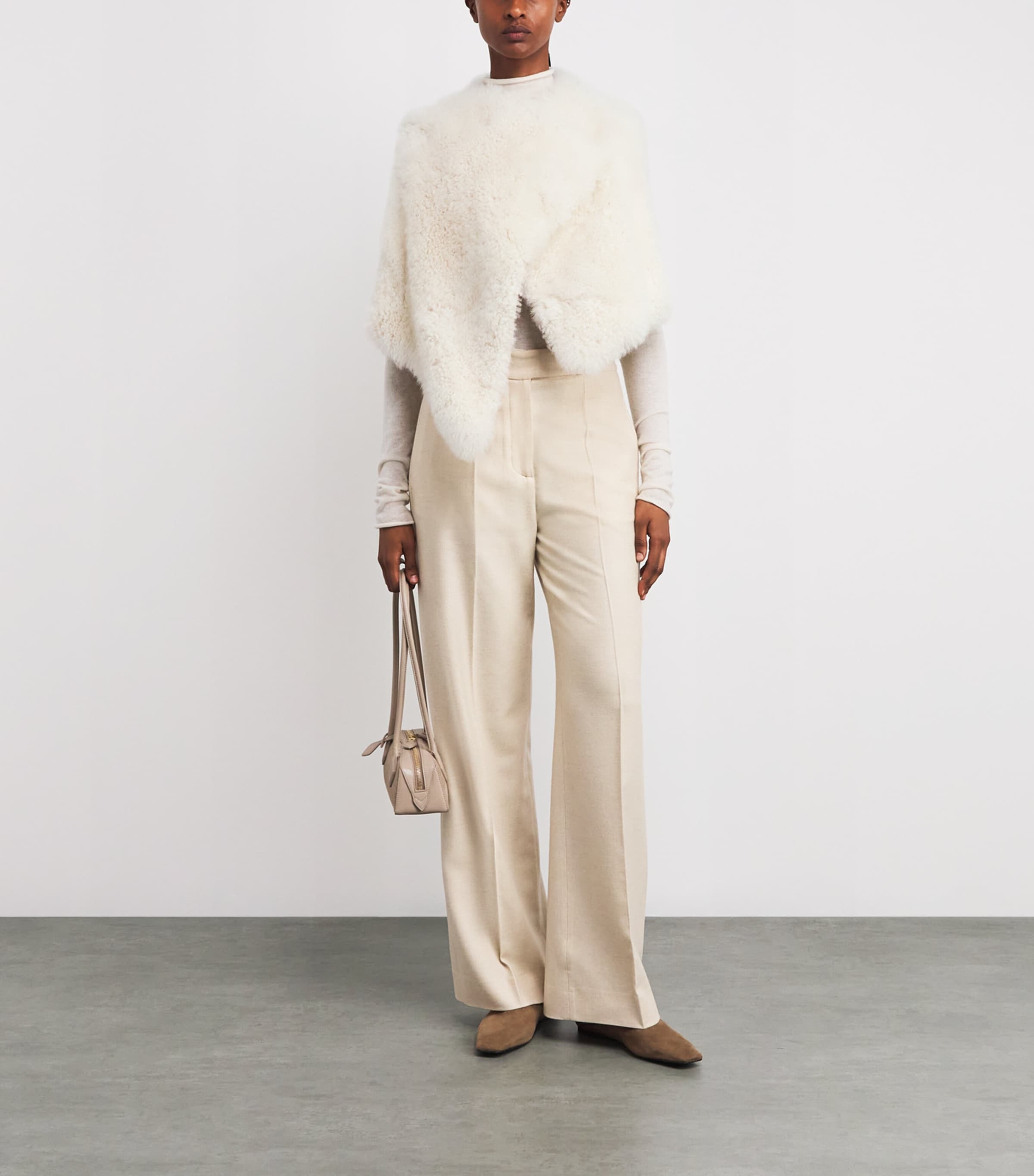 Alpaca Wool Gilet SABBIA Image 2