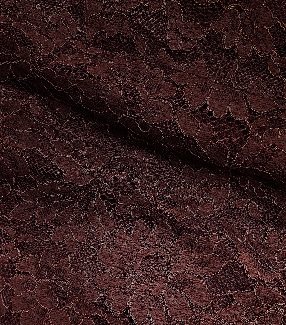 De La Vali Womens Lace Pasion Maxi Skirt Brown Image 6