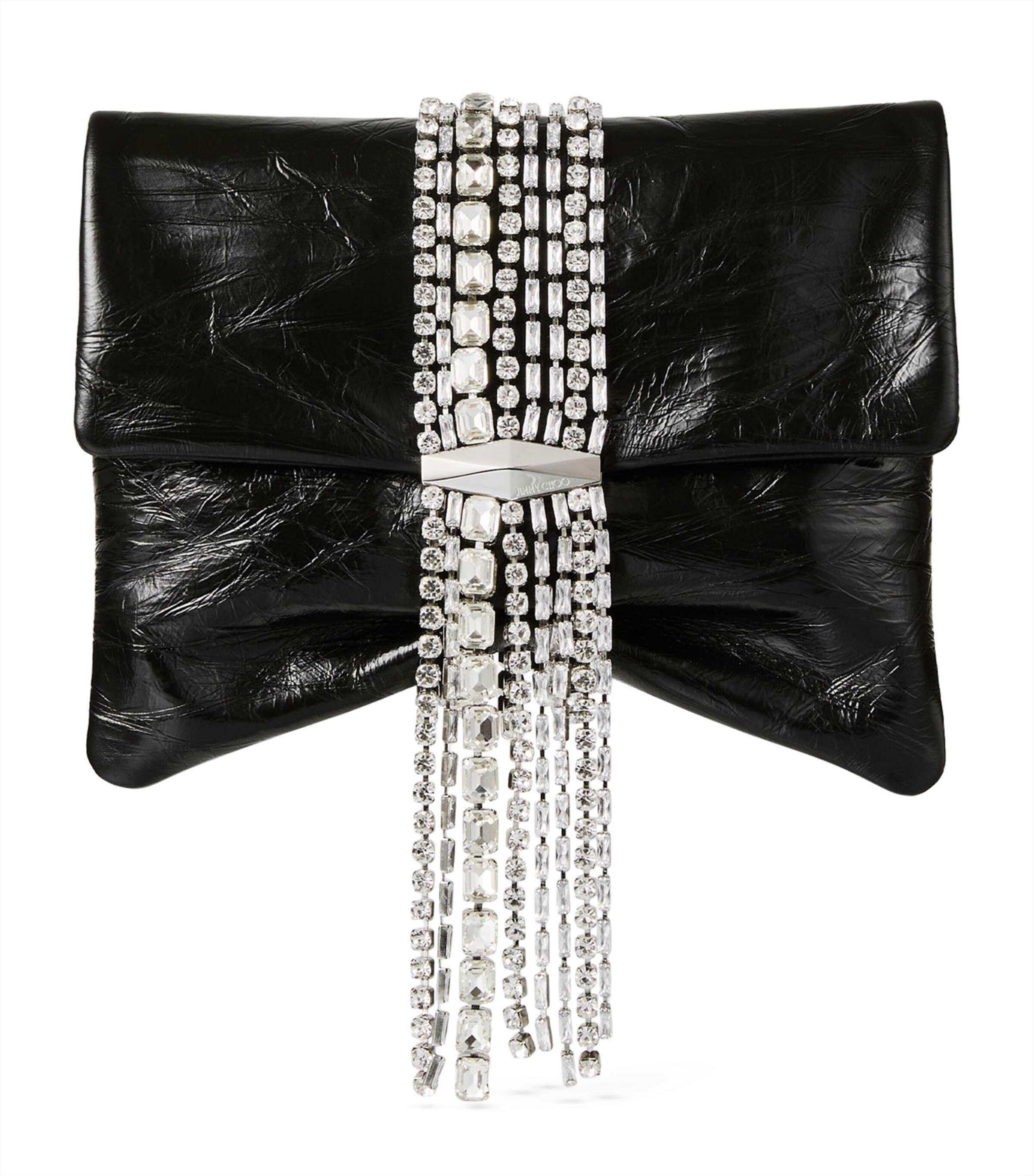 Jimmy Choo Zandra Leather Embellished Shoulder Bag