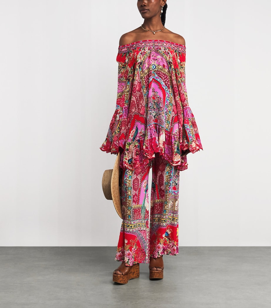 Silk A-Line Mini Dress HEIRLOOM EMPIRE HRMP Image 2