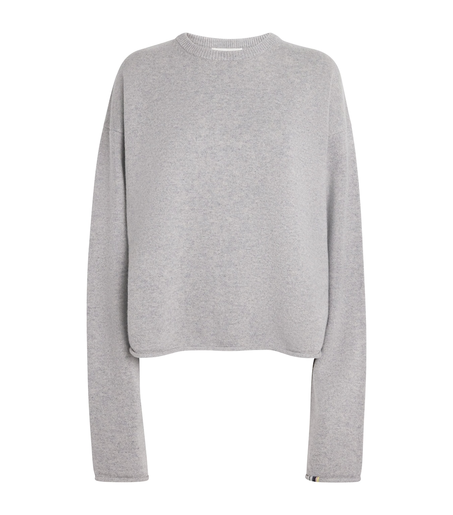 Cashmere-Blend No.426 Comfy Sweater GREY Image 1