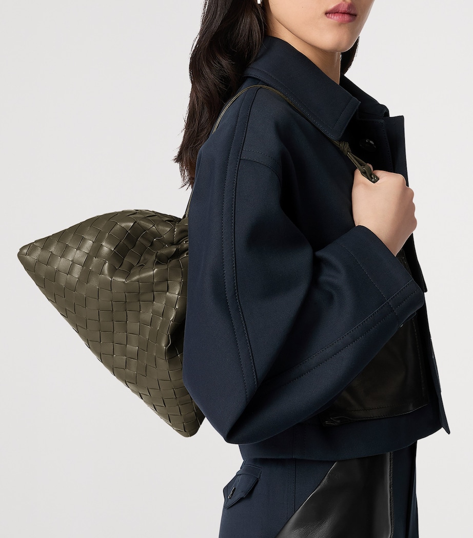 Medium Leather Dustbag Clutch Bag 3228 Image 5