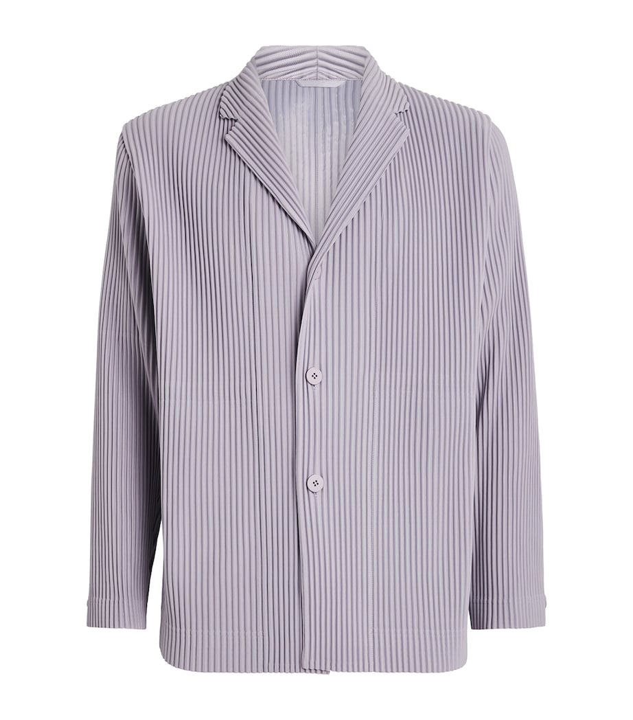Pleated Blazer 18-CLOUD GRAY Image 1