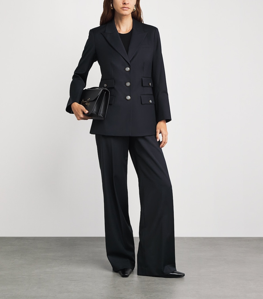 Wool-Blend Nalani Dickey Jacket NAVY Image 2