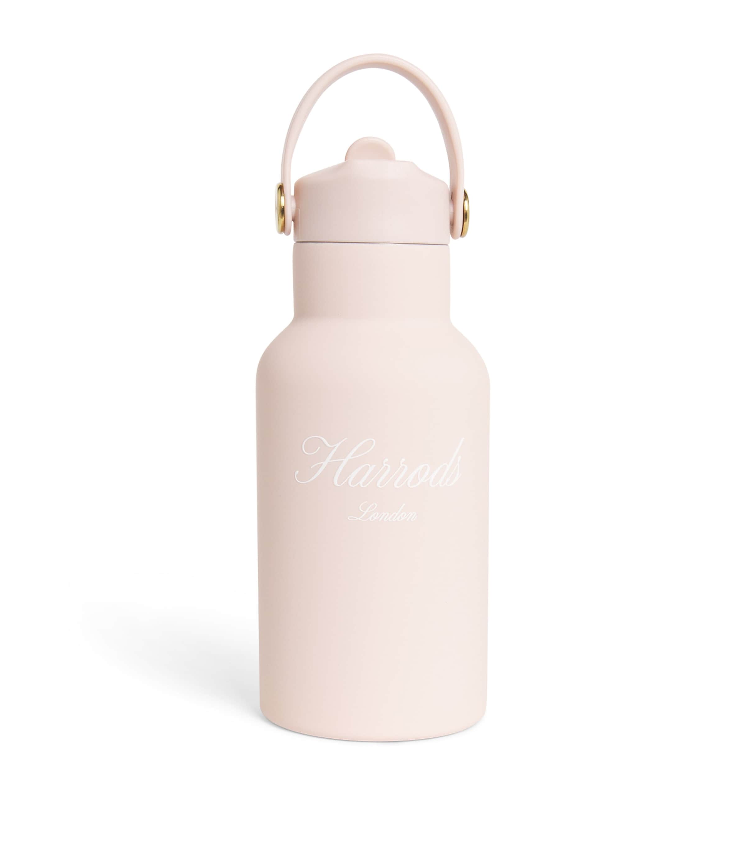 Harrods Logo Water Bottle (350ml) Pink Image 1