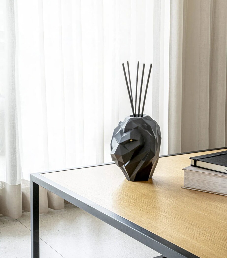 Lladró Lion Perfume Diffuser (100ml) Black Image 4