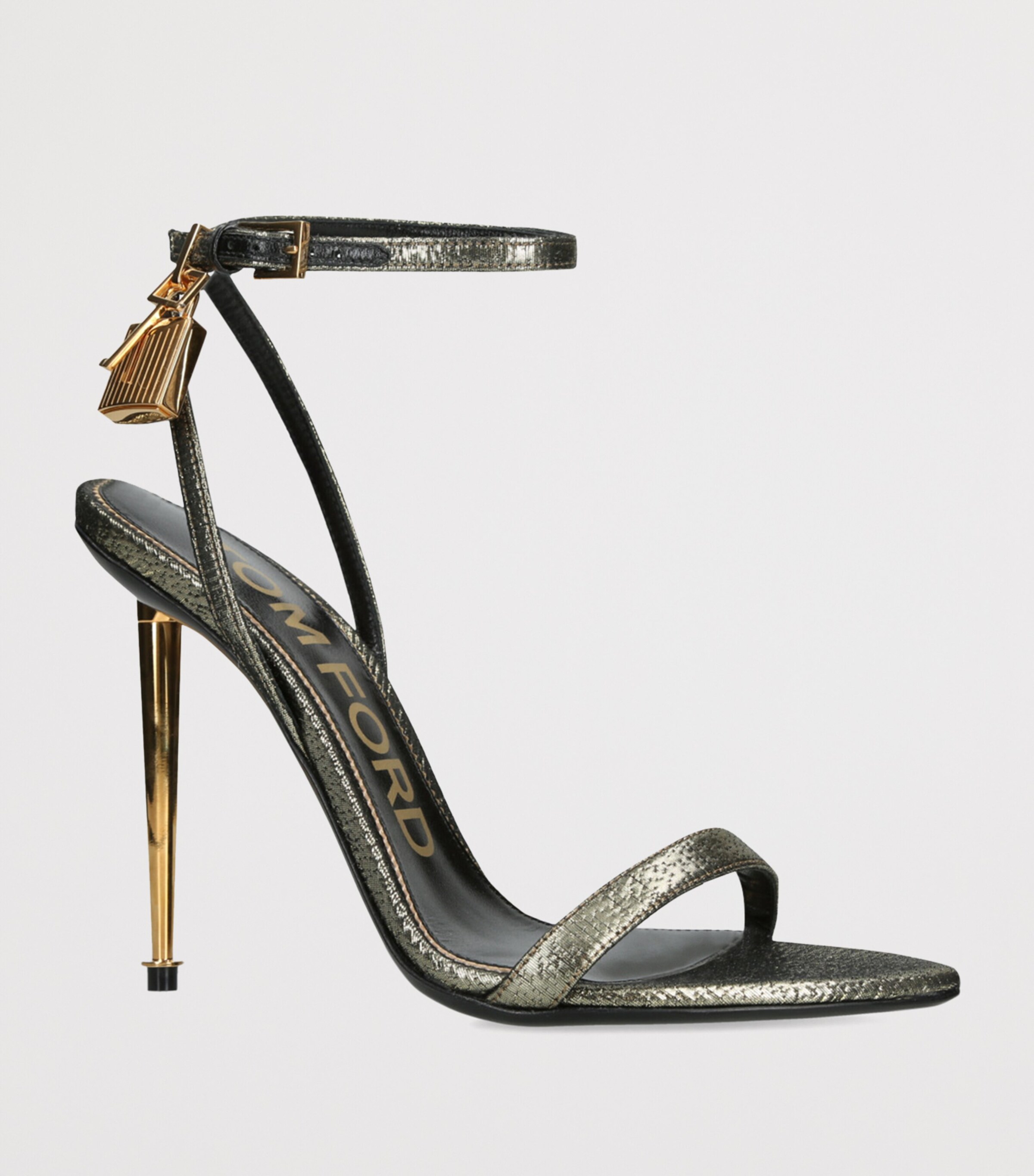 TOM FORD Leather Padlock Sandals 105 | Women Shoes | Heels | Sandals | Designers | Tom Ford TOM FORD Leather Padlock Sandals 105 | Women Shoes | Heels | Sandals | Designers | Tom Ford