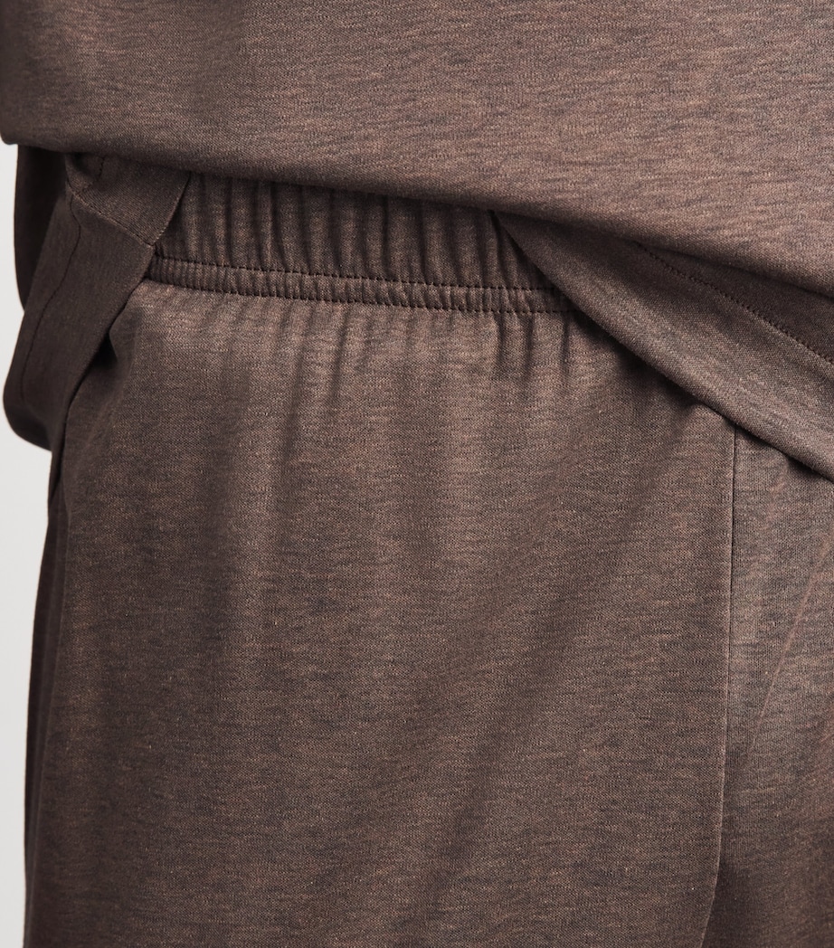 Zimmerli Mens Sea Island Cotton Pyjama Bottoms Brown Melange Image 5