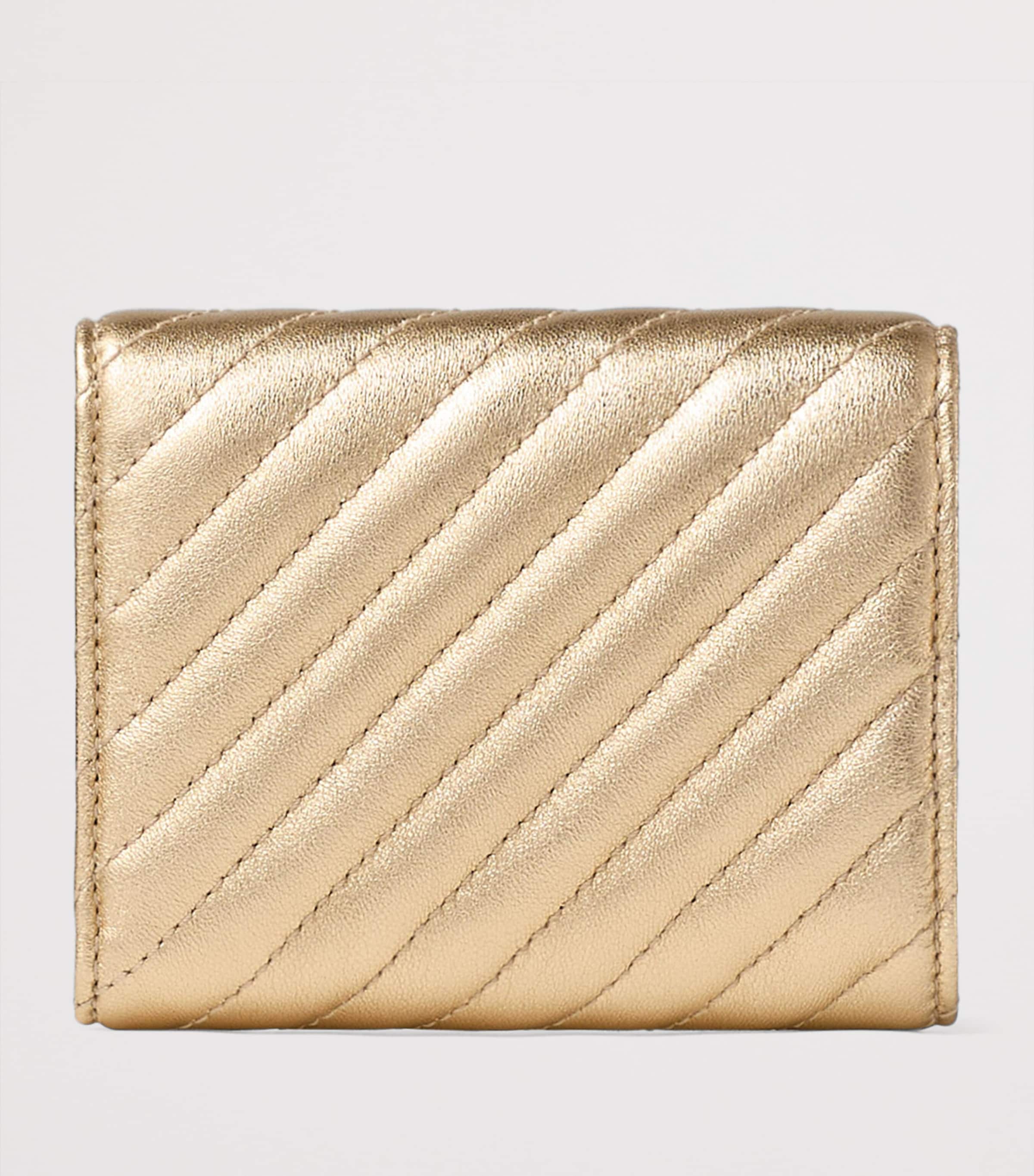 Curve Marinda Leather Wallet GOLD/SHINY GOLD Image 3
