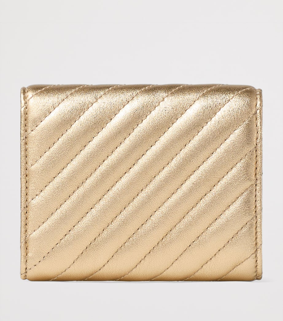 Curve Marinda Leather Wallet GOLD/SHINY GOLD Image 3