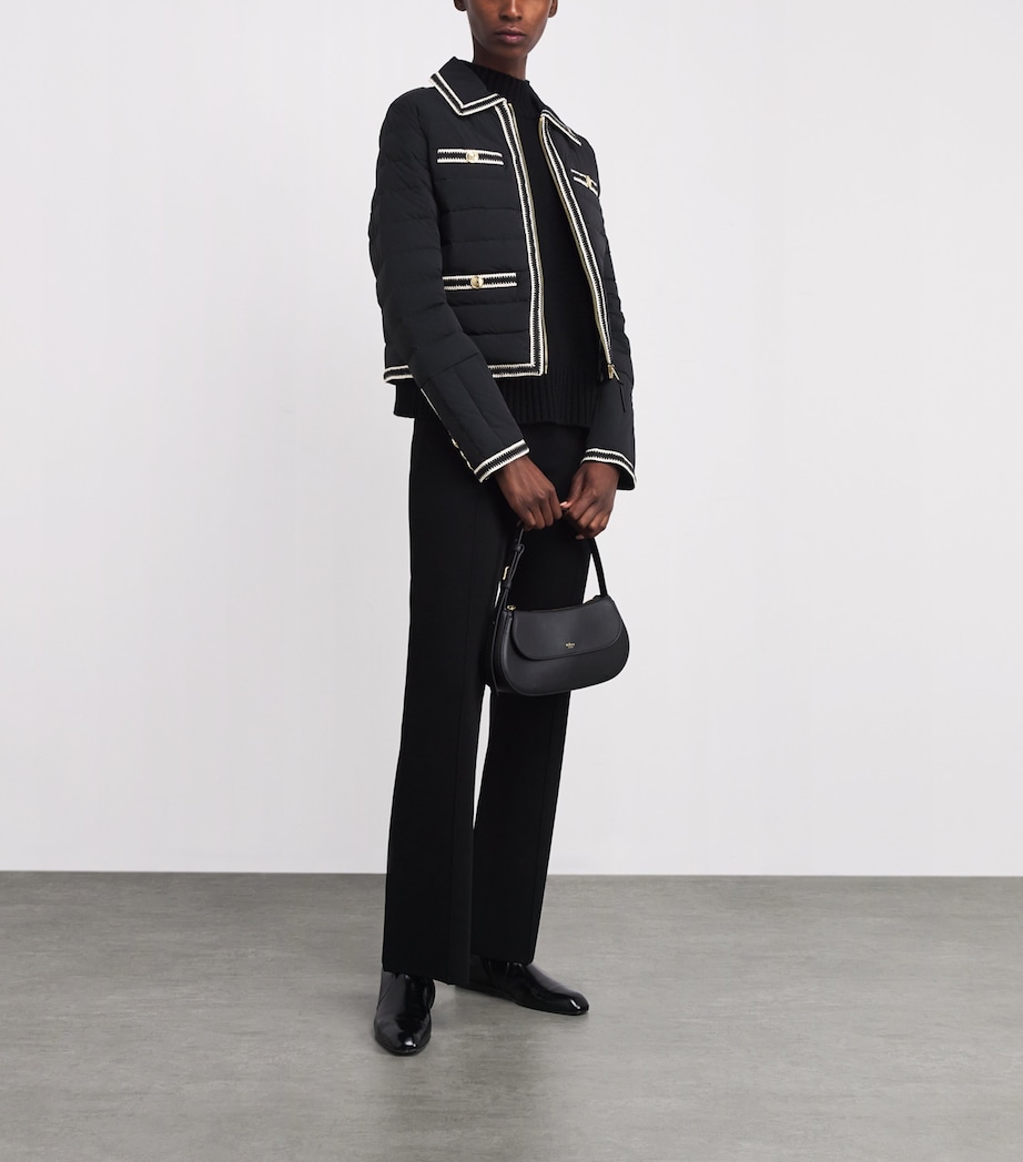 Water-Repellent Down Petunia Jacket BLACK Image 2