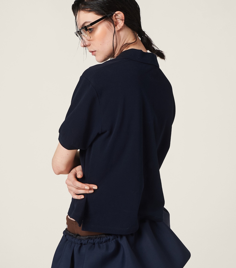 Cotton Logo Polo Shirt F0008 Image 5