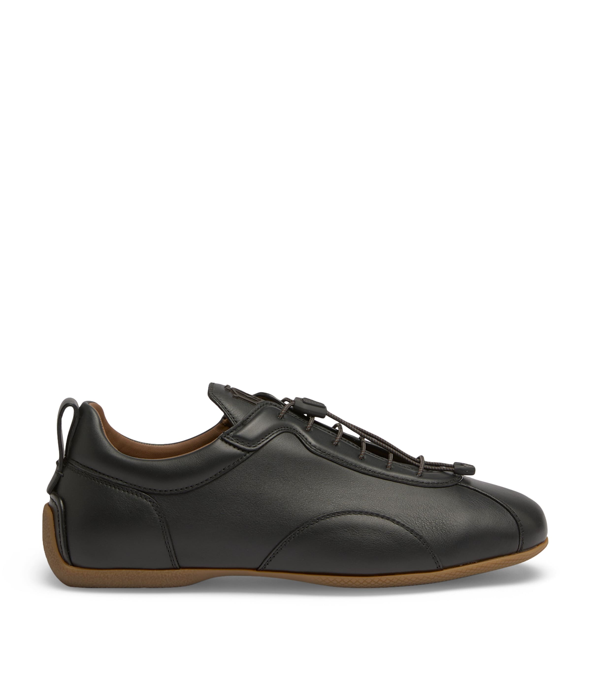 Dunhill Leather Davies Automotive Sneakers Image 1