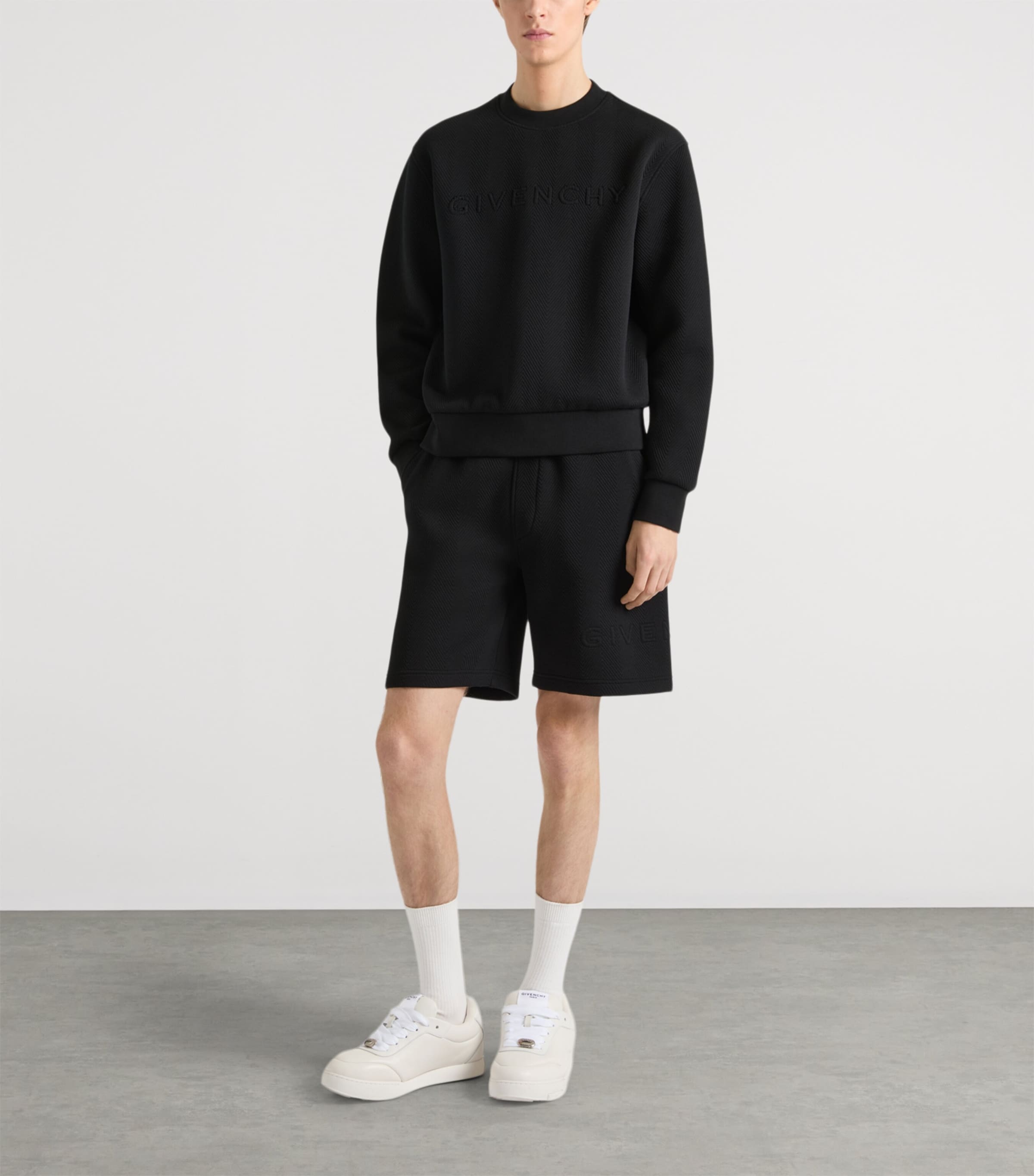 Givenchy Mens Herringbone Sweatshirt Image 2